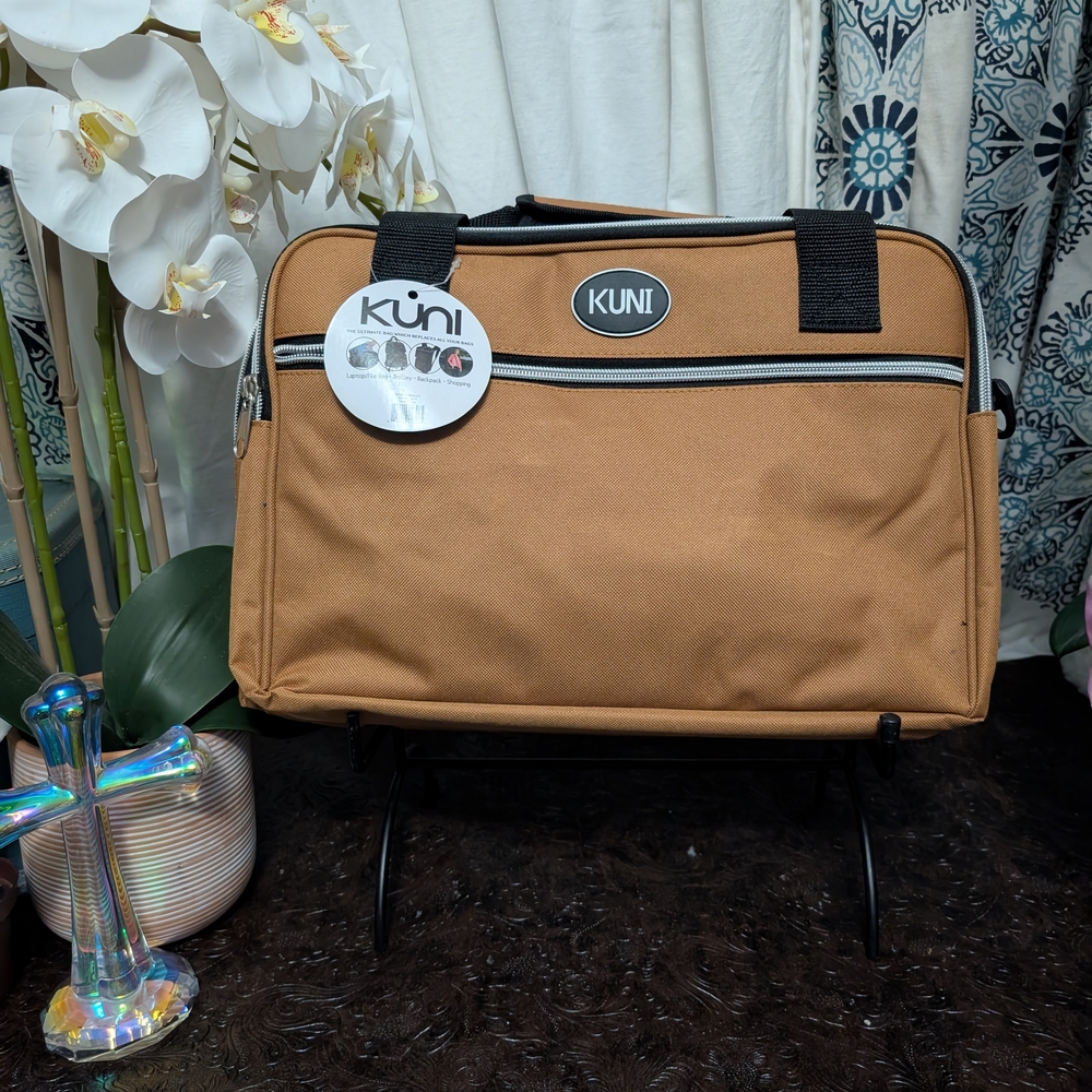 Tan Laptop Bag for Men
